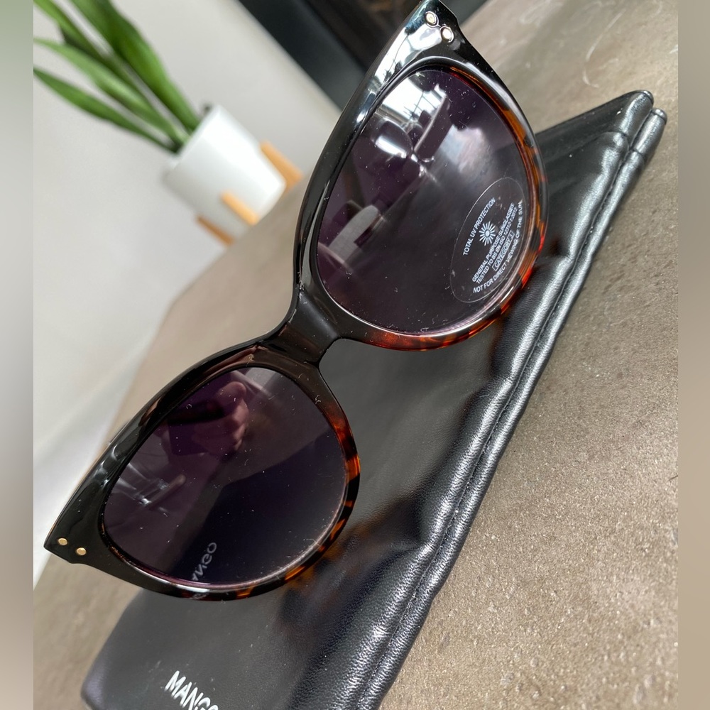 New Mango UV Protection Tortoise Sunglasses